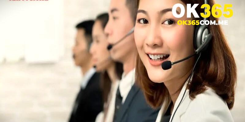 Liên hệ với ok365 dễ dàng qua Hotline
