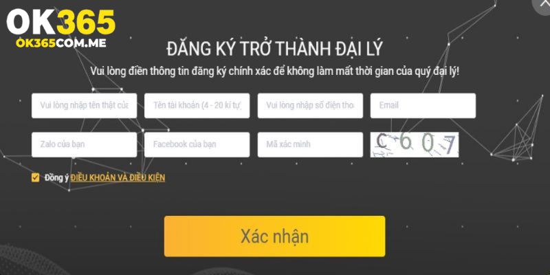 Quy trình đăng ký khi làm đại lý OK365
